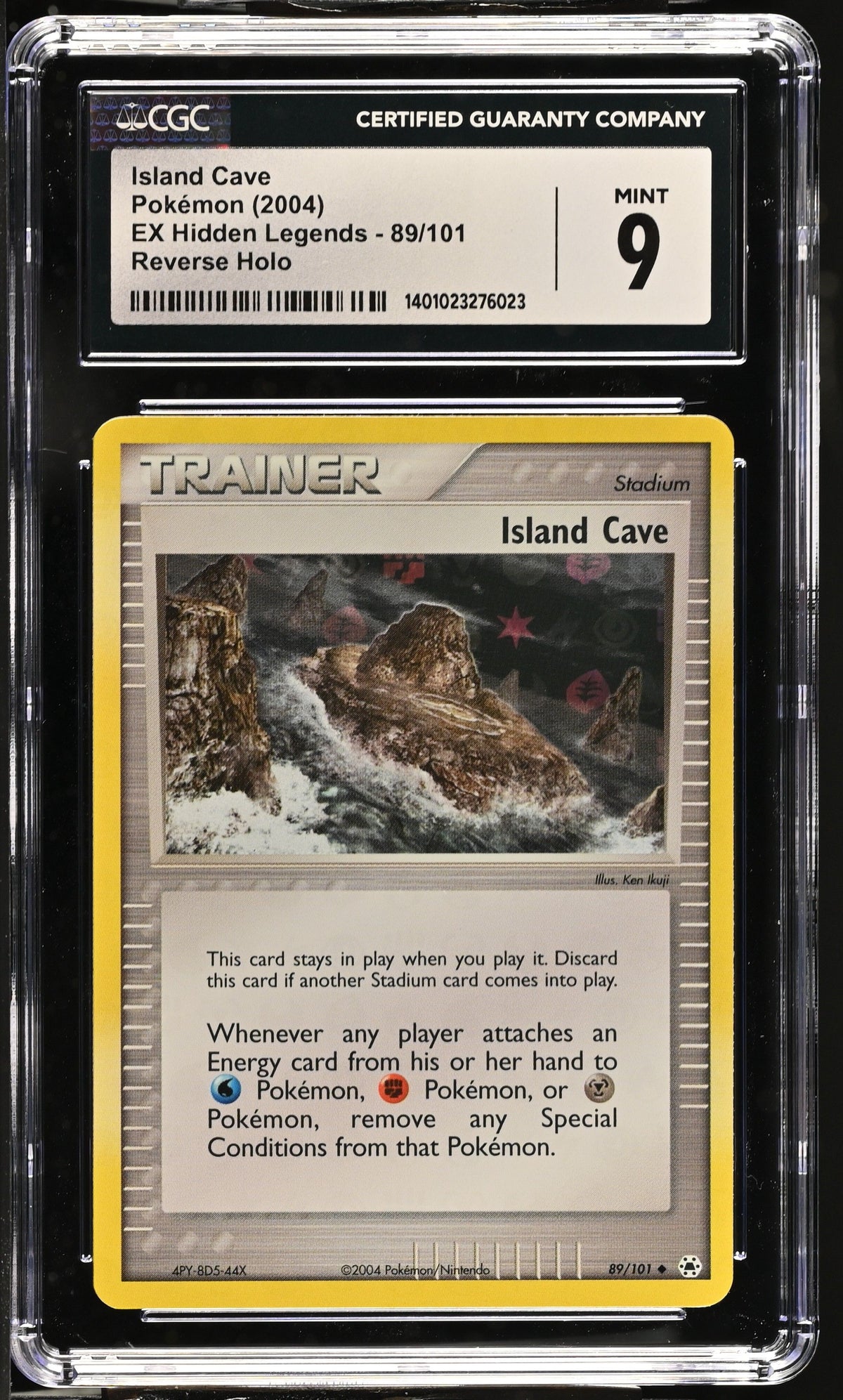 2004 EX Hidden Legends Island Cave CGC 9