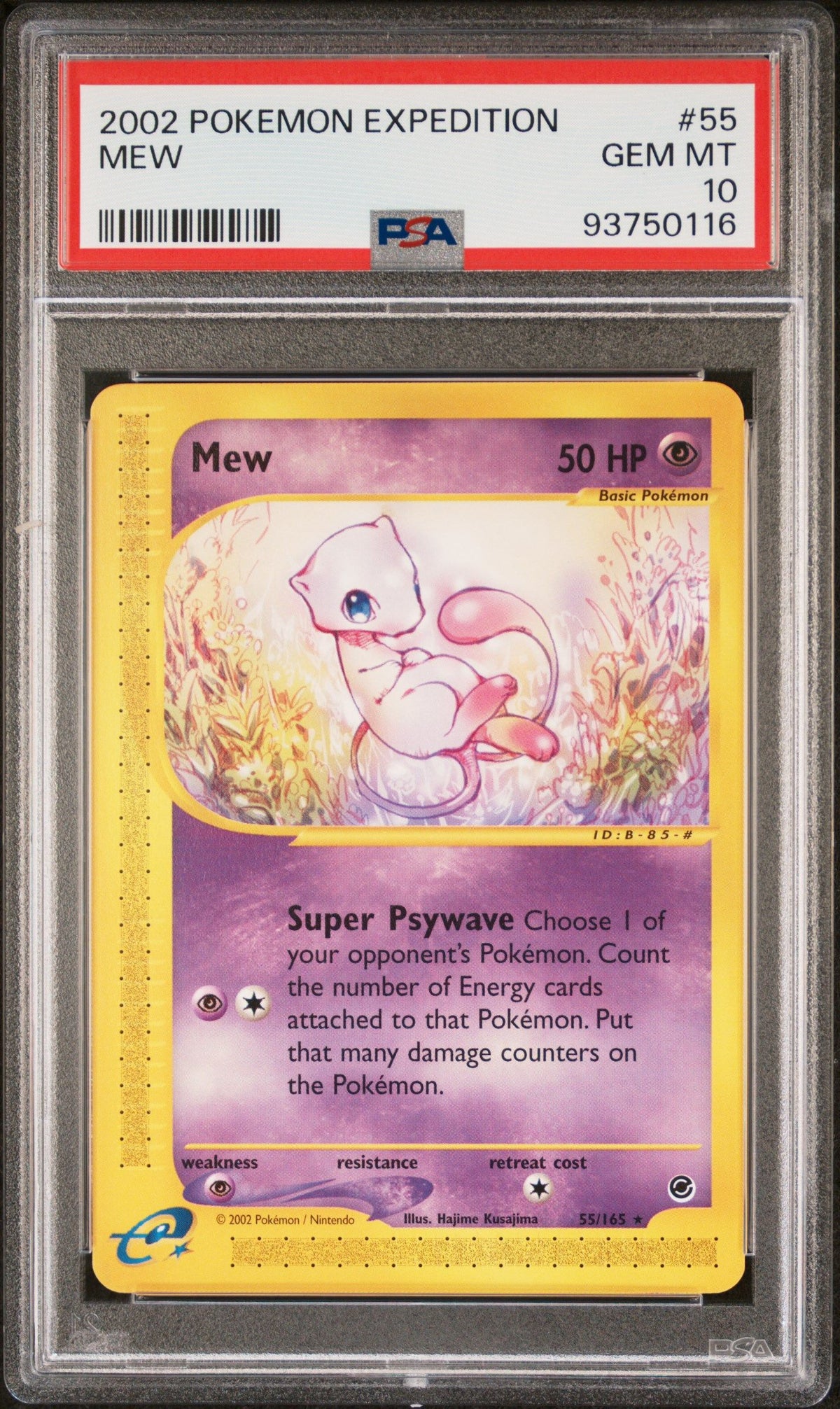 2002 Pokemon Expedition Mew PSA 10