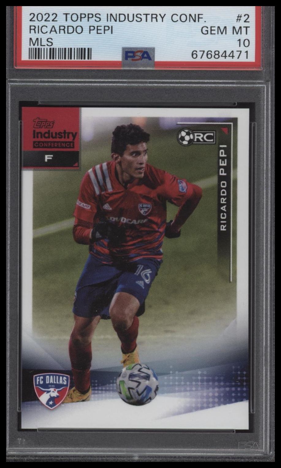 2022 Topps Industry Conference Mls #2 Ricardo Pepi Mls PSA 10