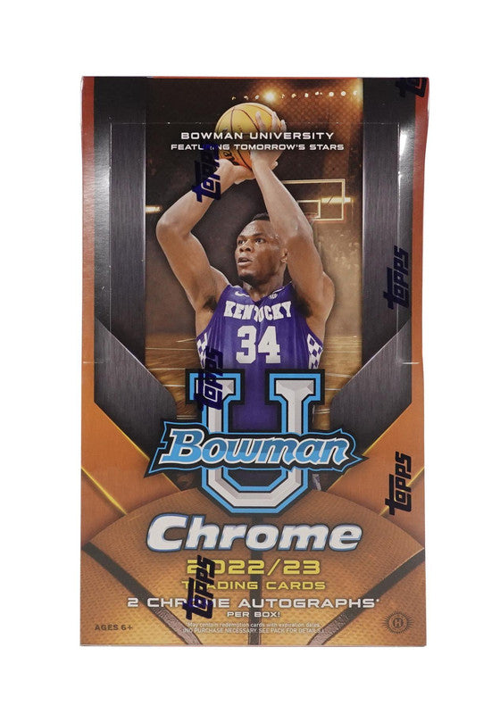 2022/23 Bowman University Chrome Basketball Hobby Box