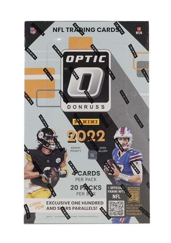 2022 Panini Donruss Optic Football Retail 20-Pack Box