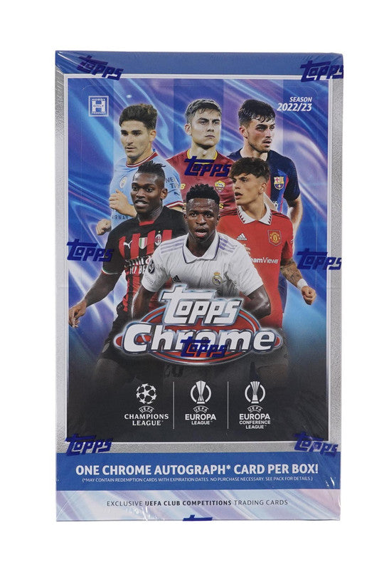 2022/23 Topps Chrome UEFA Club Competitons Soccer Hobby Box