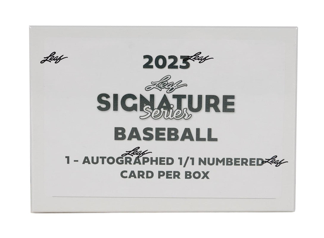 2021 Leaf Signature Series The National Edition Hobby Box