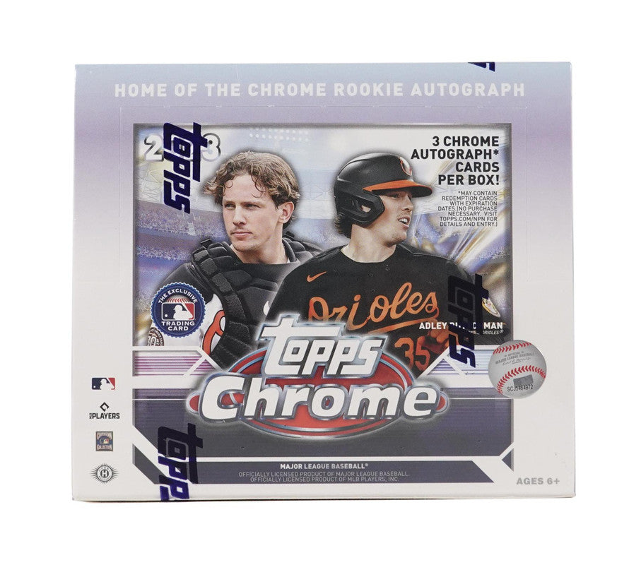 2023 Topps Chrome Baseball Hobby Jumbo Box