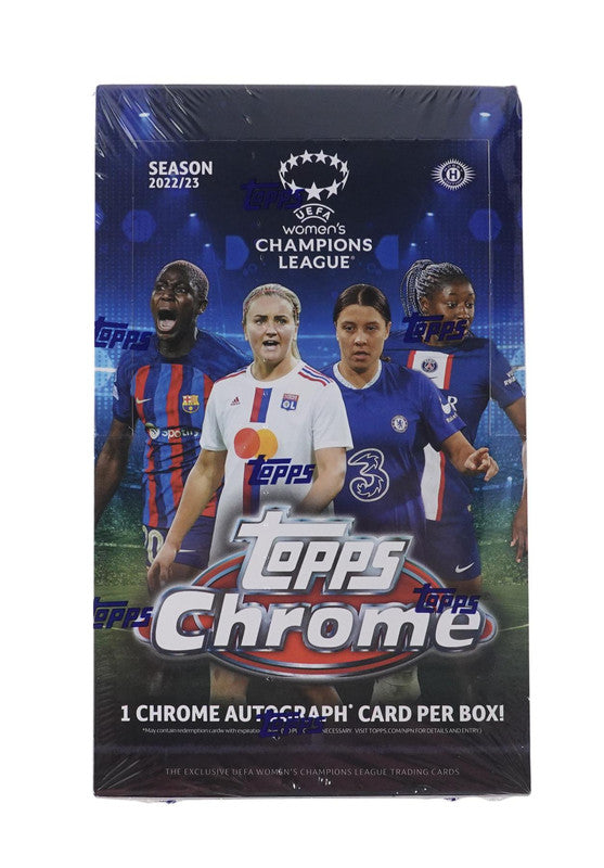 2022/23 Topps Chrome UEFA Women&amp;#x27;s Champions League Soccer Hobby Box