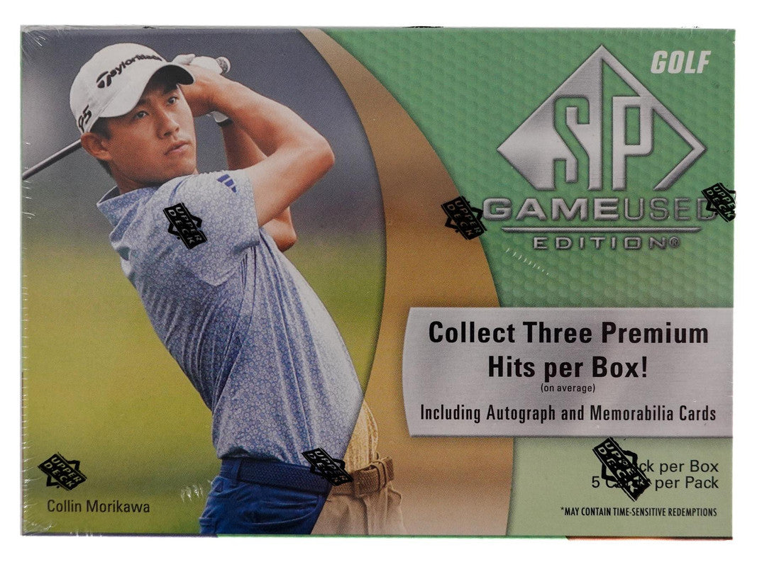 2024 Upper Deck SP Game Used Golf Hobby Box