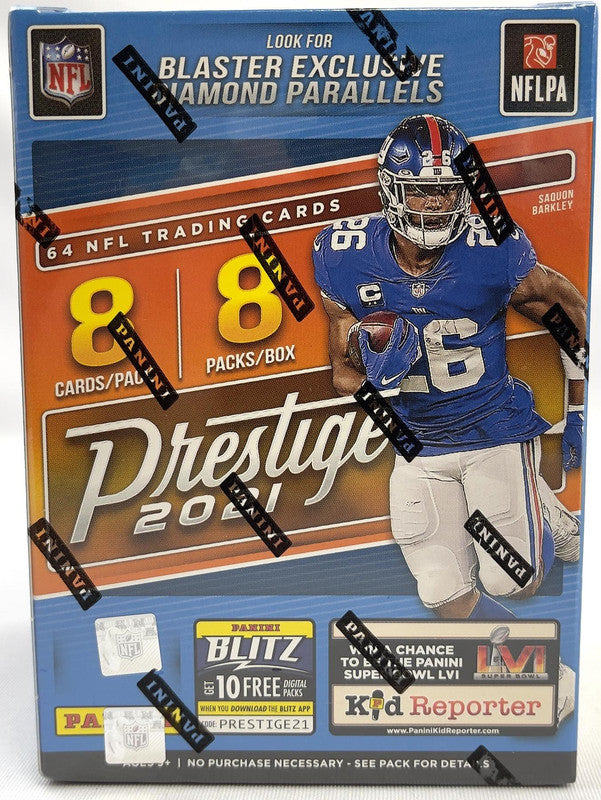 2021 Panini Prestige Football Blaster Box (Diamond Parallels)