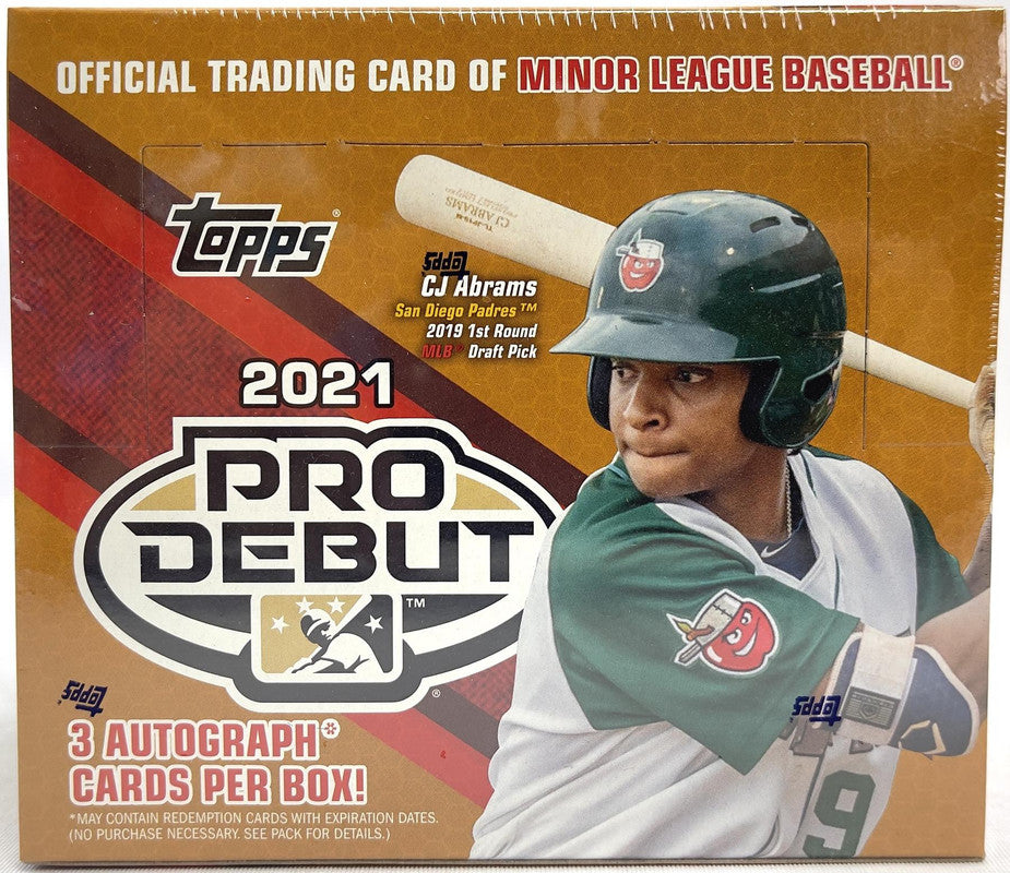 2021 Topps Pro Debut Baseball Hobby Jumbo Box