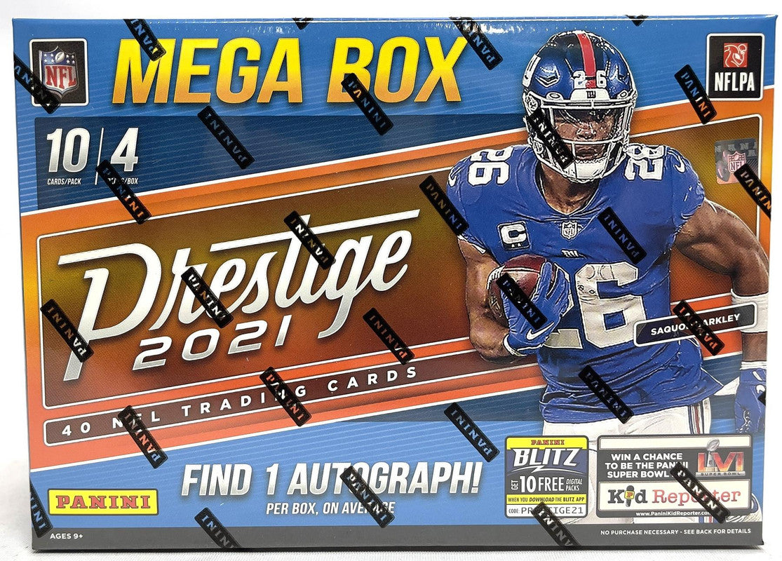 2021 Panini Prestige Football Mega Box (Hyper Parallels)