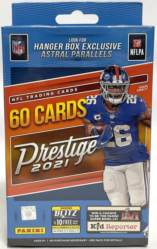 2021 Panini Prestige Football Hanger Box (Astral Parallels)