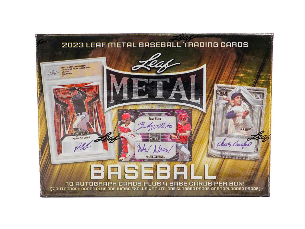 2023 Leaf Metal Baseball Hobby Jumbo Box