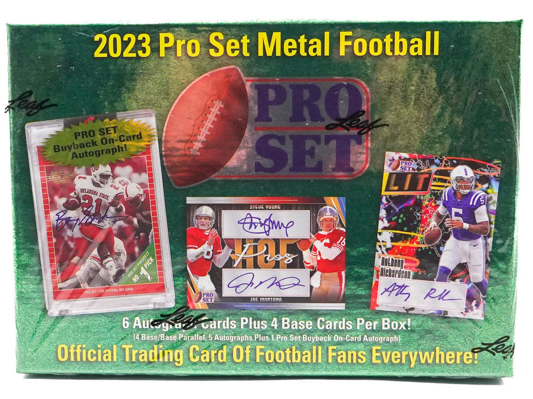 2023 Leaf Pro Set Metal Football Hobby Box