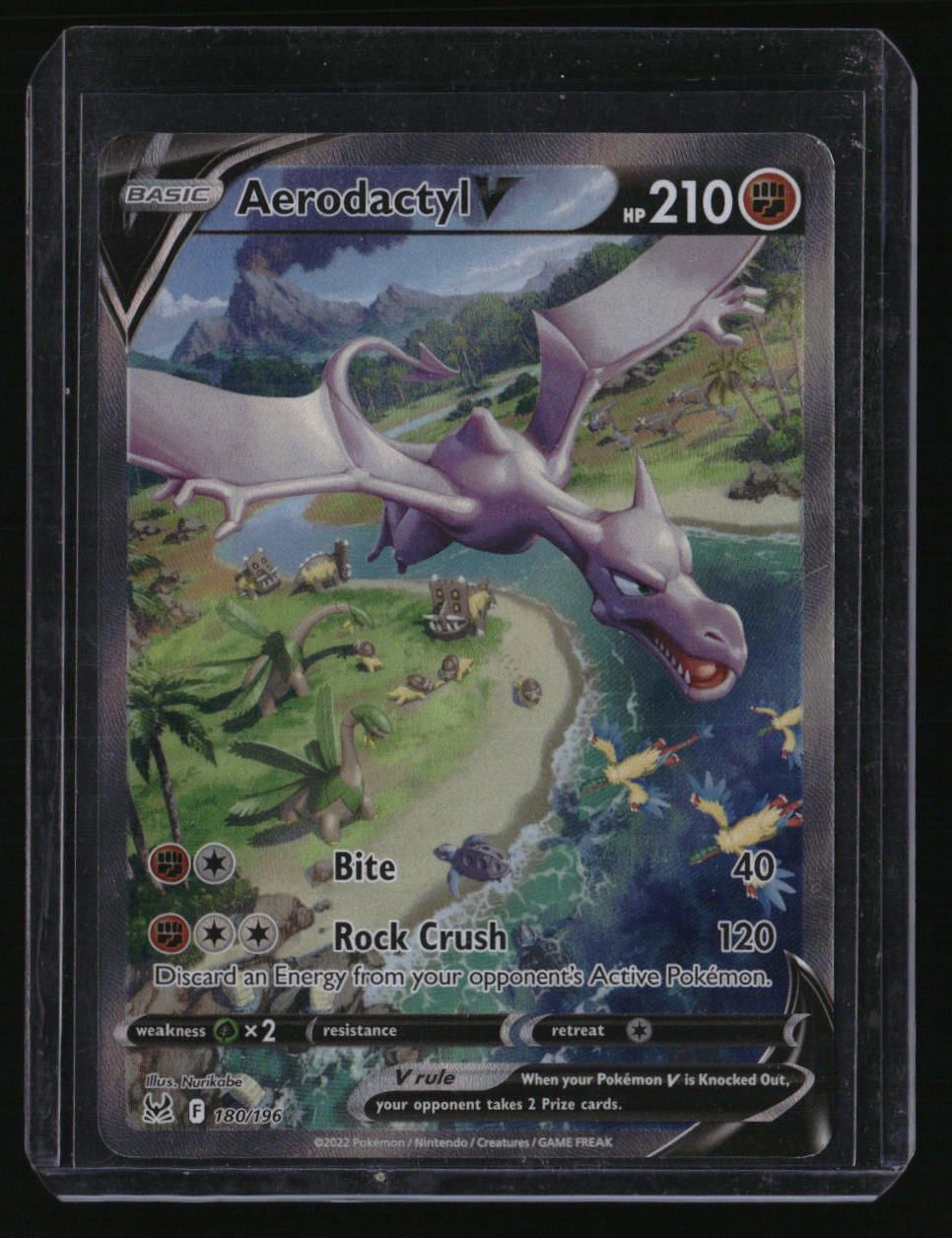 SWSH11: Lost Origin Aerodactyl V (Alternate Full Art)