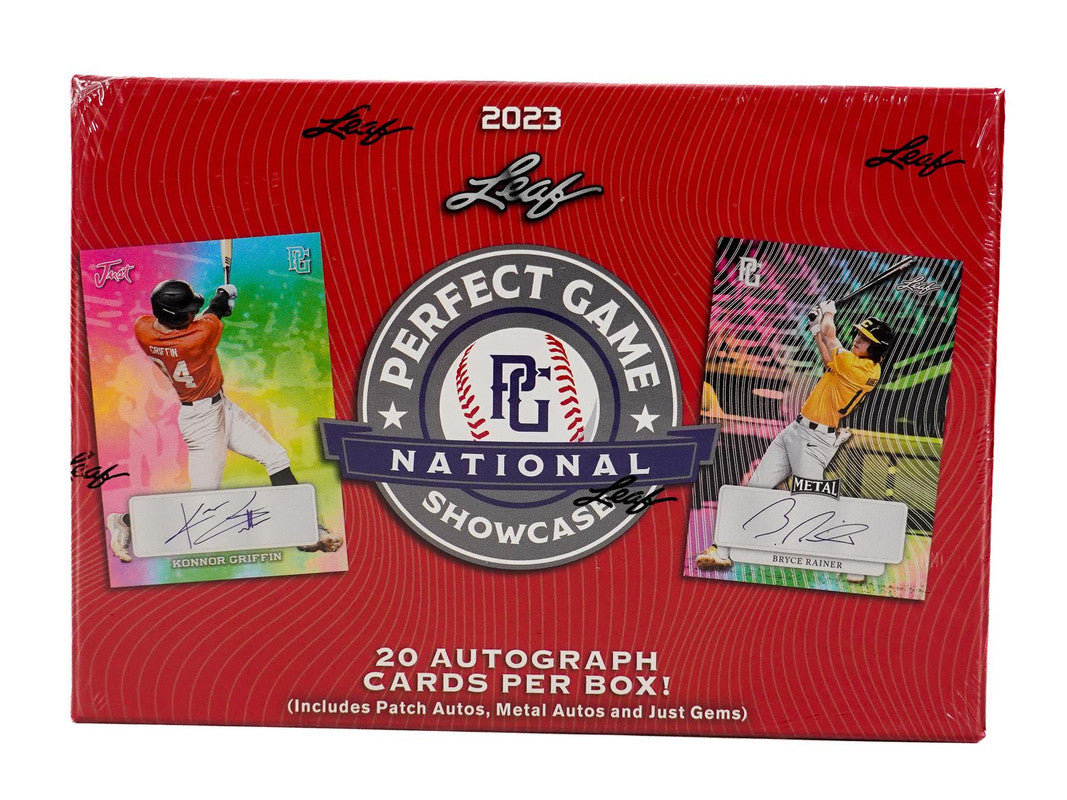 2023 Leaf Perfect Game National Showcase Baseball Hobby Box