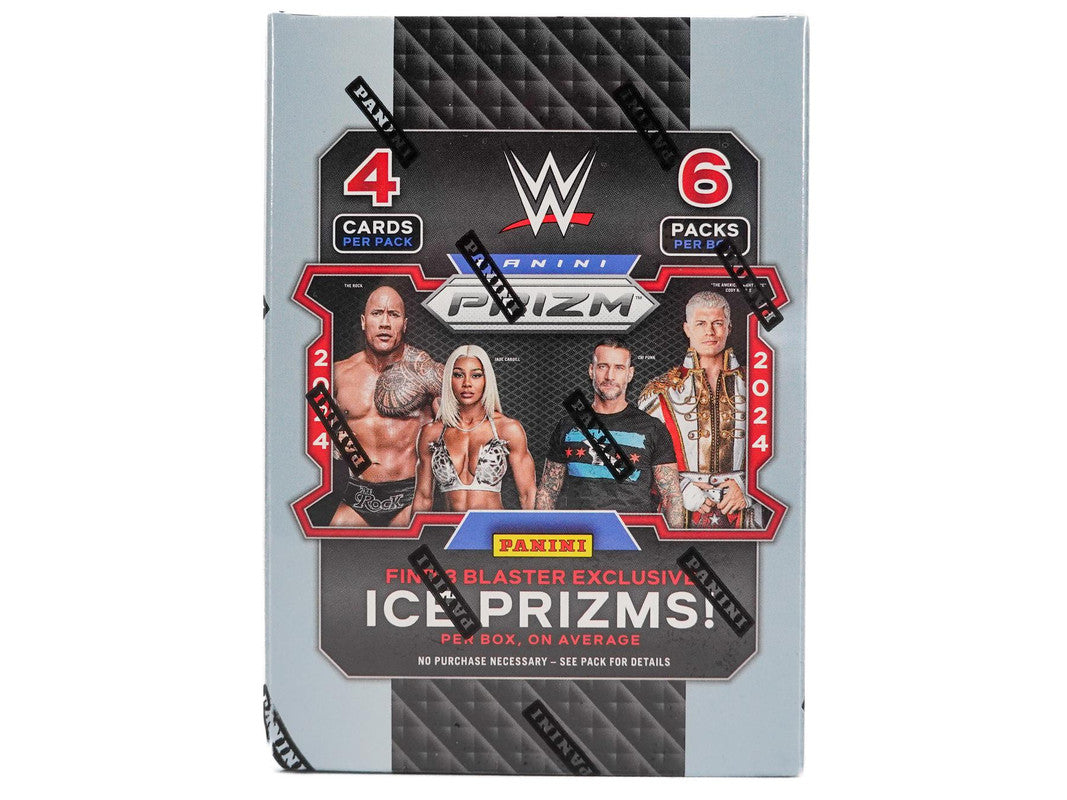 2024 Panini Prizm WWE Wrestling 6-Pack Blaster Box (Ice Prizm)