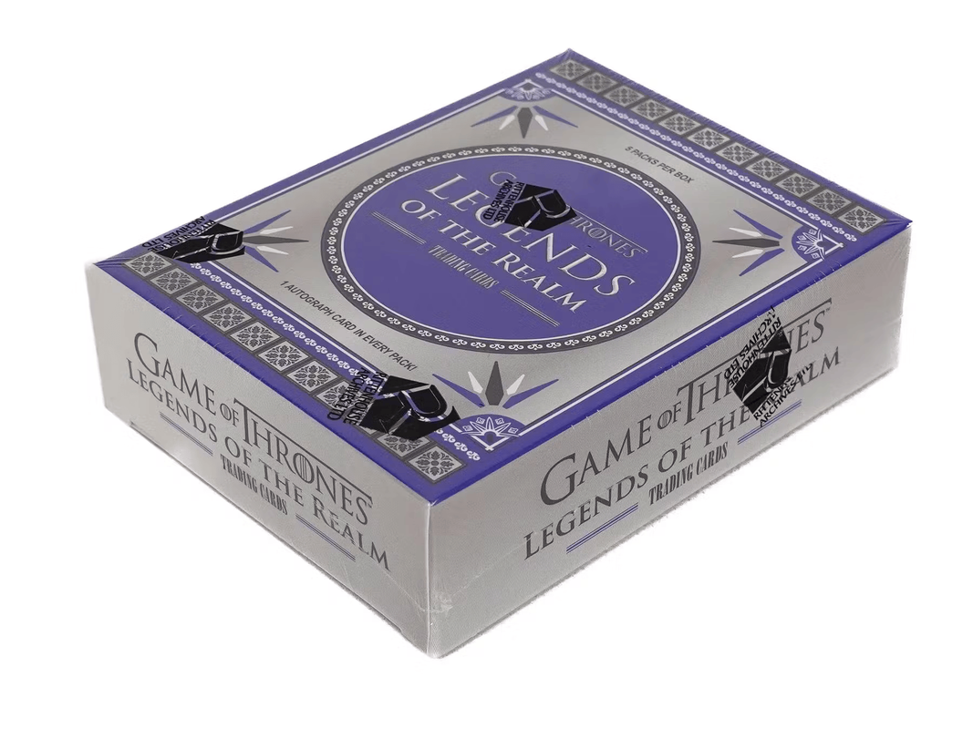 Game Of Thrones Legends of the Realm Trading Cards Hobby Box (Rittenhouse 2024)