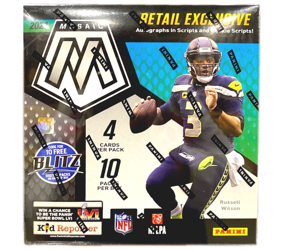 2021 Panini Mosaic Football Mega Box (WalMart)