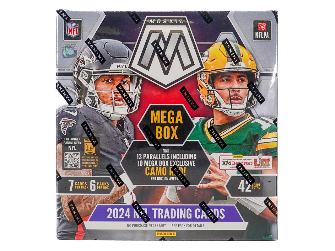 2024 Panini Mosaic Football Hobby Mega Box (Camo Red!)