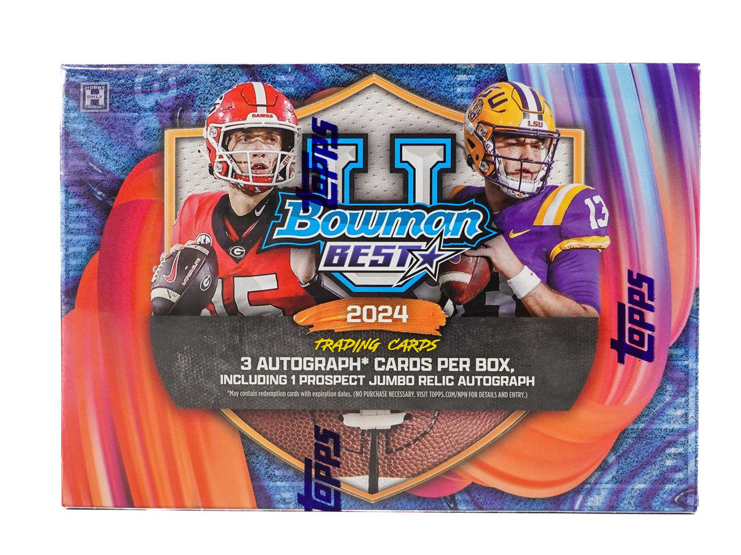 2024 Bowman University Best Football Breakers Delight Box