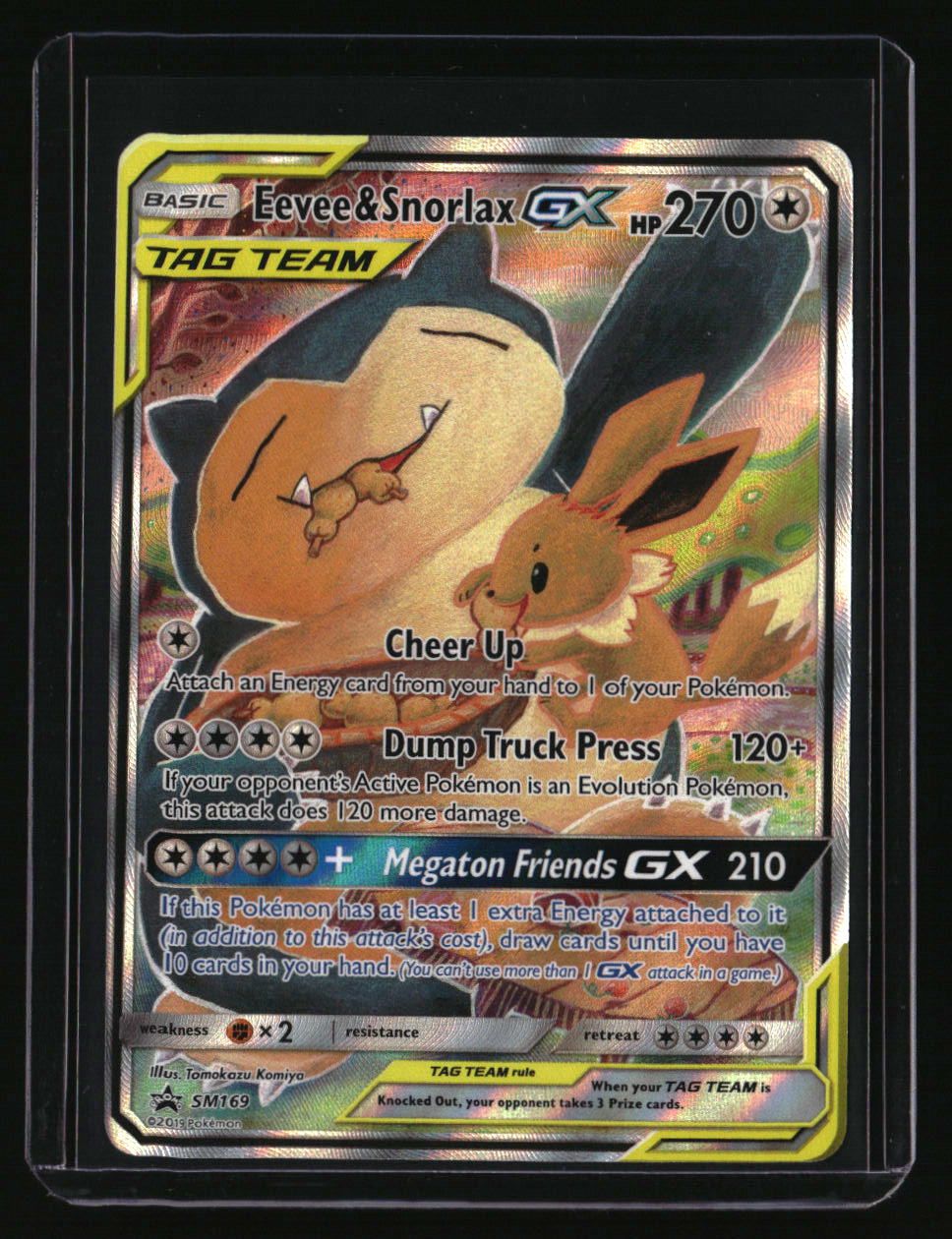 SM Promos Eevee &amp; Snorlax GX