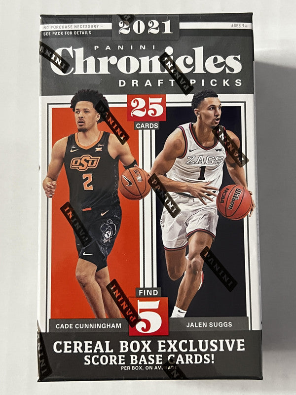 2021-22 Panini Chronicles Basketball Cereal Box