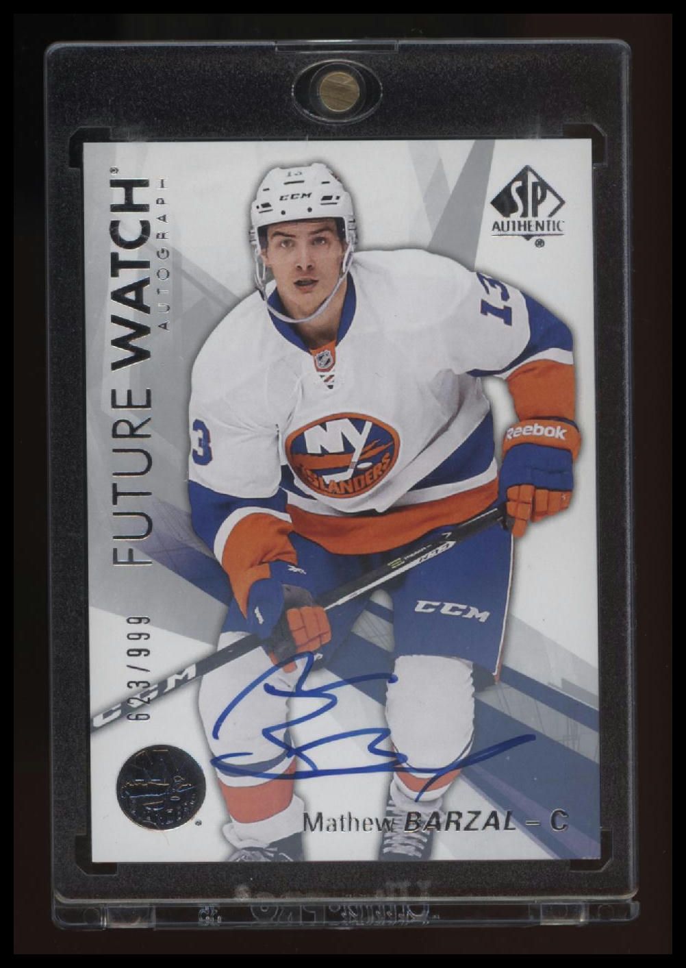 2016-17 SP Authentic Mathew Barzal #/999