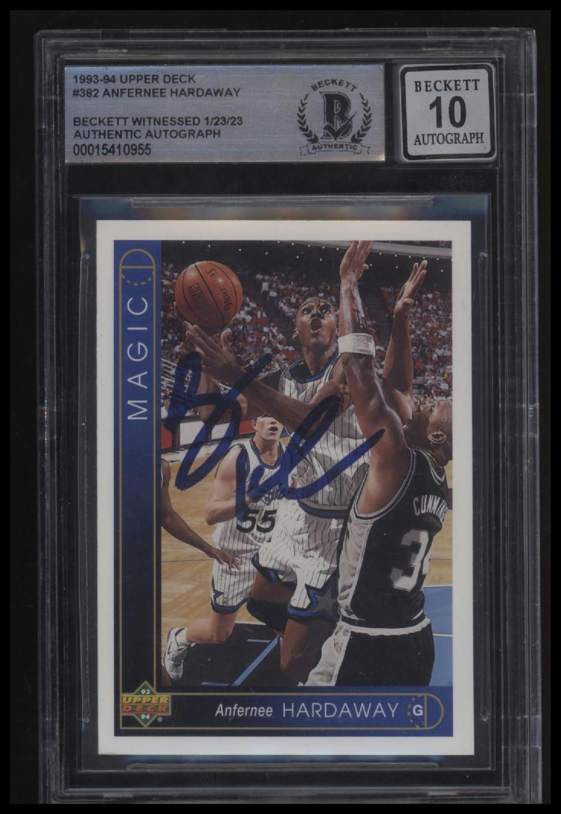 1993-94 Upper Deck Anfernee Hardaway RC BGS 0.0