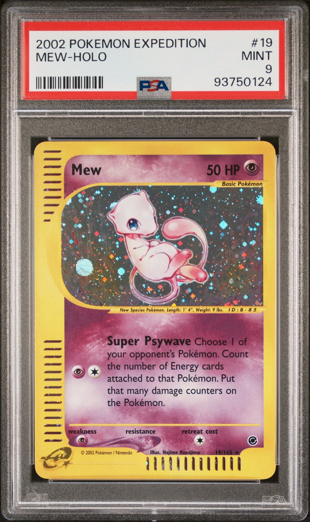 2002 Pokemon Expedition Mew-Holo PSA 9