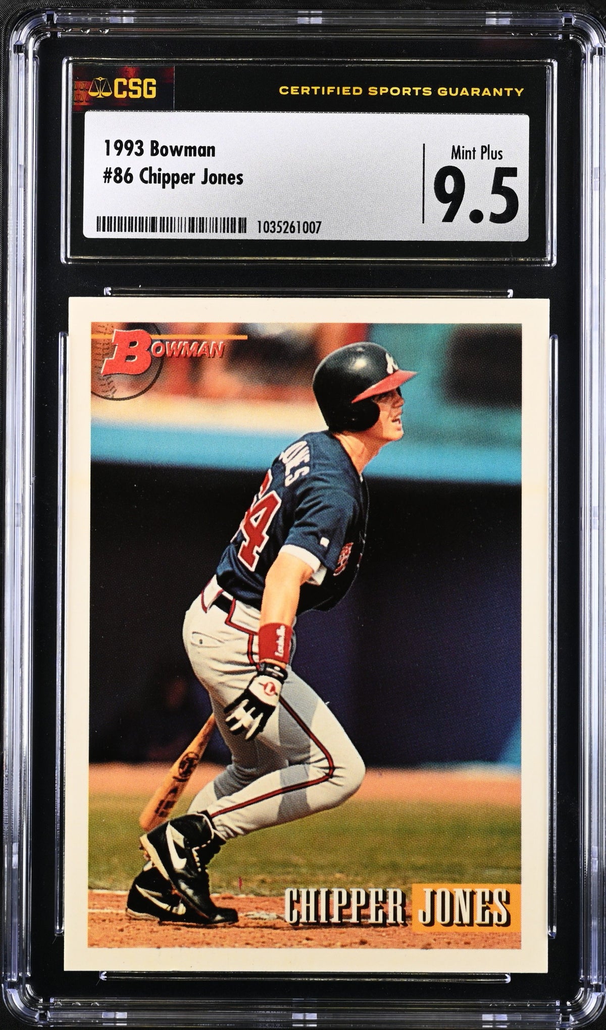 Chipper Jones CGC 9.5