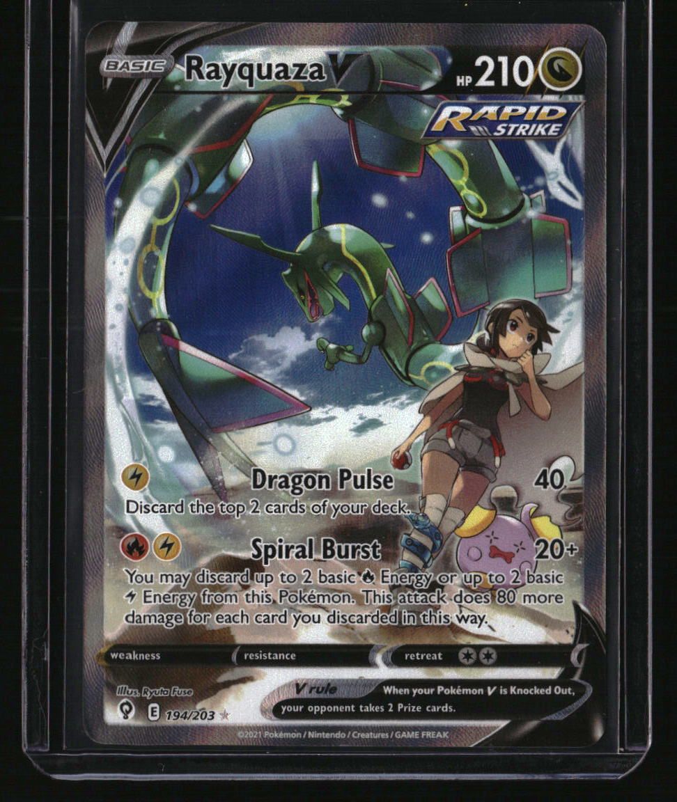 SWSH07: Evolving Skies Rayquaza V (Alternate Full Art) LP