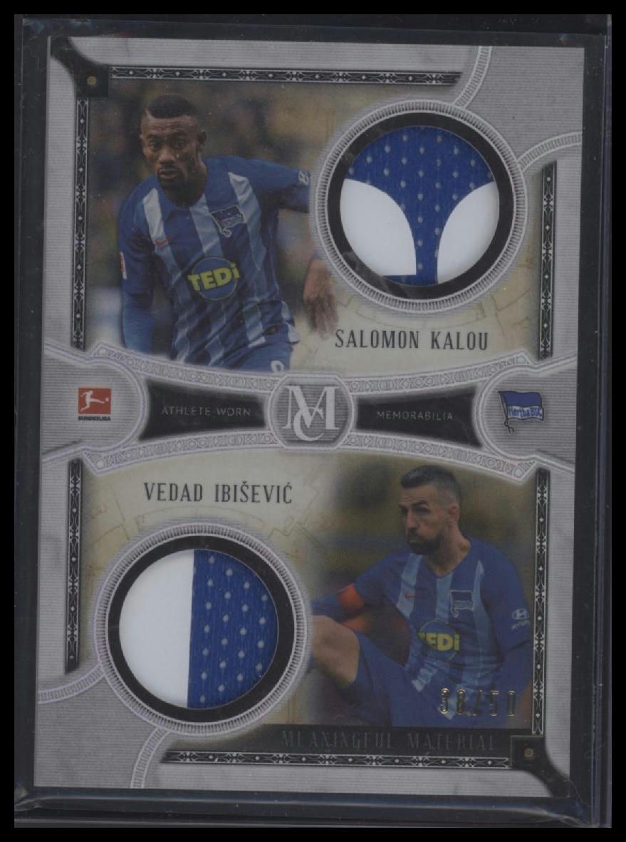 2018-19 Topps Bundesliga Msm Collection Salomon Kalou/Vedad Ibišević Patch /50