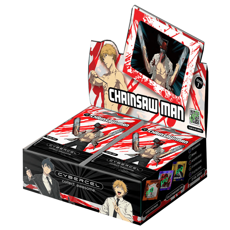 Cybercel Trading Cards: Chainsaw Man Booster Box