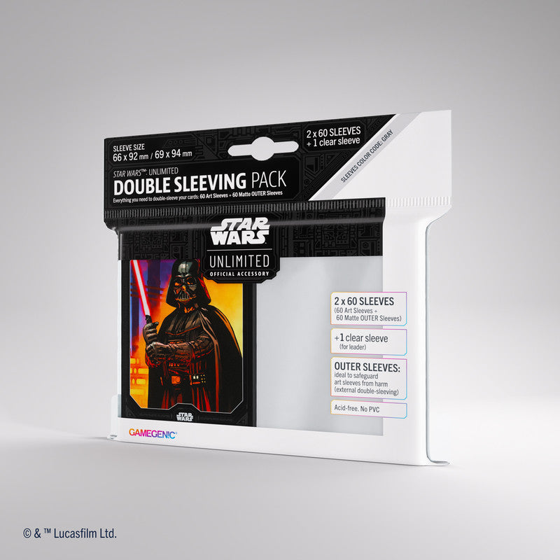 Gamegenice Star Wars: Unlimited Double Sleeving Art Pack (Darth Vader)