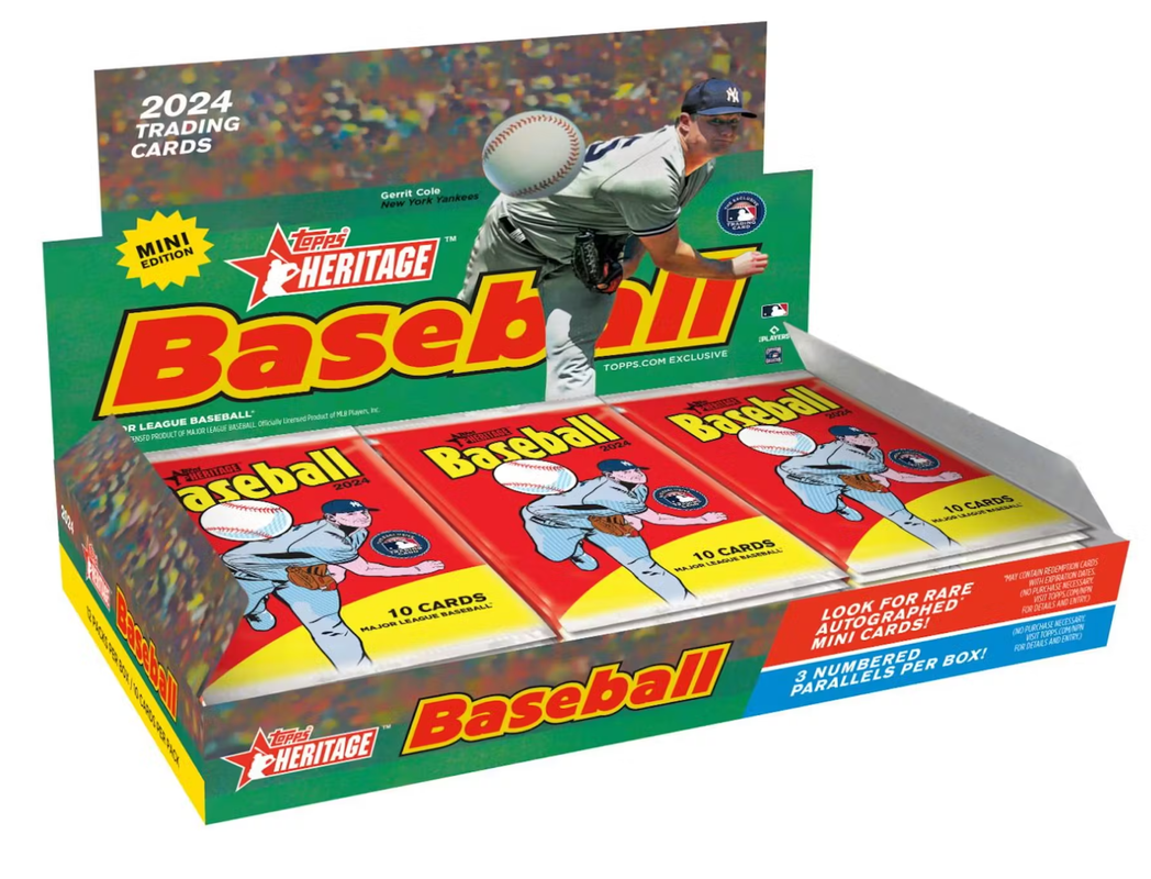 2024 Topps Heritage Baseball Mini Box