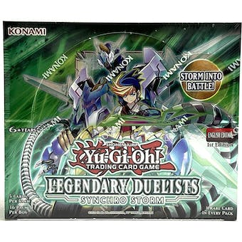 Yu-Gi-Oh Legendary Duelists: Synchro Storm Booster Box