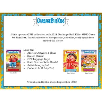 Garbage Pail Kids GPK Goes on Vacation Series 2 Hobby Collector&amp;#x27;s Edition Box (Topps 2021)