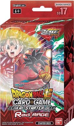 Dragon Ball Super: Zenkai Series 1 - Dawn of the Z-Legends Red Rage Starter Deck