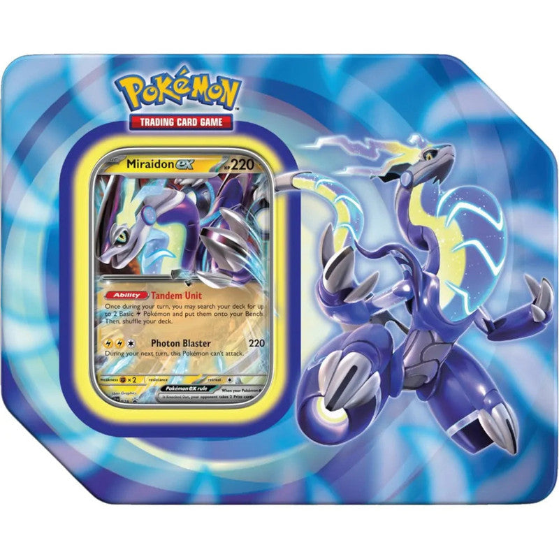 Pokemon TCG: Scarlet and Violet - Paldea Legends - Miraidon ex Tin