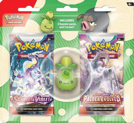 Pokemon TCG: 2023 Back to School Eraser Blister [Smoliv]