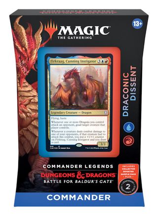 Magic the Gathering: Commander Legends - Battle for Baldur&amp;#x27;s Gate Draconic Dissent Commander Deck