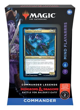 Magic the Gathering: Commander Legends - Battle for Baldur&amp;#x27;s Gate Mind Flayarrrs Commander Deck