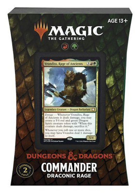 Magic the Gathering Adventures in the Forgotten Realms Draconic Rage Commander Deck