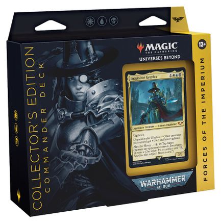 Magic the Gathering: Universes Beyond: Warhammer 40,000 - Forces of the Imperium Commander Deck (Collector&amp;#x27;s Edition)