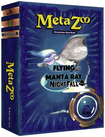 MetaZoo Trading Card Game: Nightfall Tribal Theme Deck - Flying Manta Ray (First Edition)