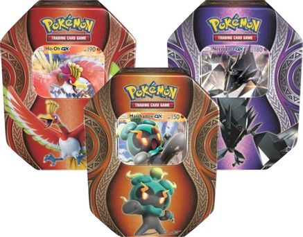 Pokemon TCG: Mysterious Powers Tin (2017 Fall) Set of 3