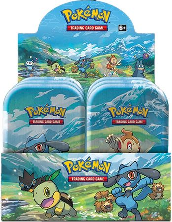 Pokemon TCG: Sinnoh Star Mini Tin Display