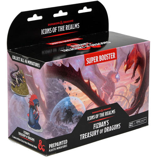 Dungeon&amp;#x27;s and Dragons: Icons of The Realms: Fizban&amp;#x27;s Treasury of Dragons Super Booster Box