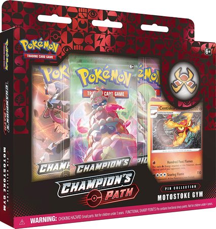 Pokemon TCG: Sword and Shield - Champion&amp;#x27;s Path Motostoke Gym Pin Collection Box