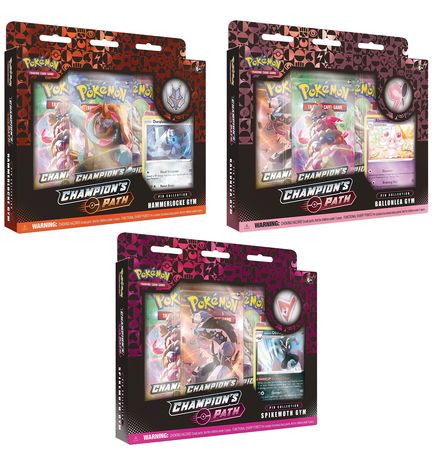 Pokemon TCG: Sword and Shield - Champion&amp;#x27;s Path Pin Collection Set 2