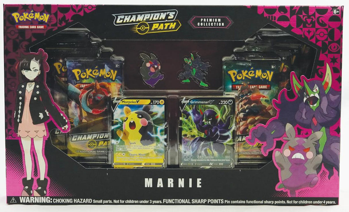 Pokemon TCG: Sword and Shield - Champion&amp;#x27;s Path Marnie Premium Collection Box